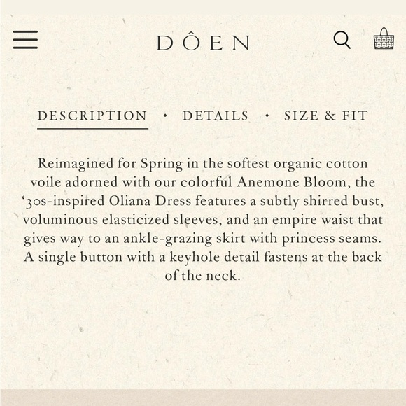 ISO TRADE Doen Oliana Dress in Blanc Anemone Bloom - Picture 10 of 12